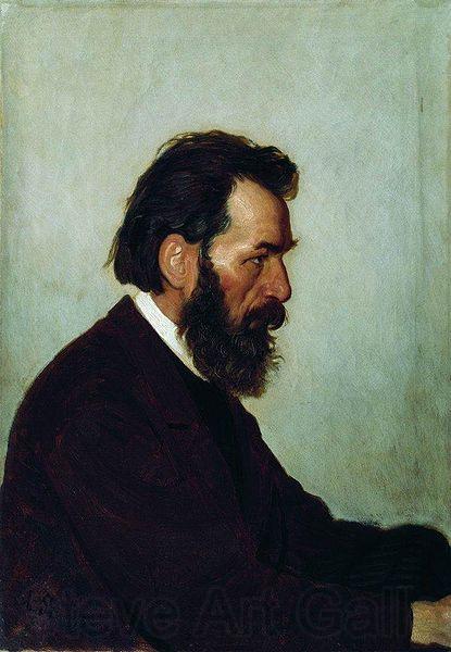 llya Yefimovich Repin Portrait of architect Aleksey Ivanovich Shevtsov